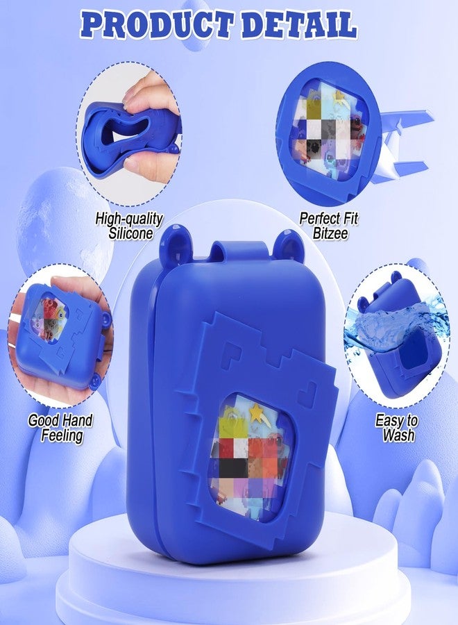 YouKnow Silicone Case for Bitzee Disney Interactive Toy Digital Pet and Case, Protective Skin Sleeve for Bitzee Virtual Electronic Pets Accessories (Case Only) (Blue) - Image 4